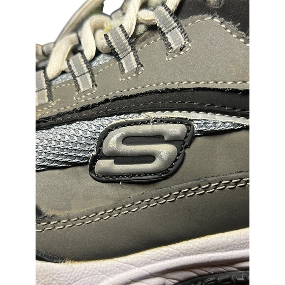SKECHERS Gray & Black Running Sneakers Stamina Shoes Men’s Size 10, 50988 main image 9